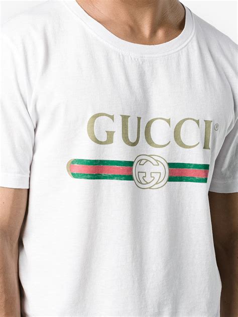 white gucci t shirt fake|faux t shirt gucci.